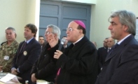 Il Vescovo Milano con il sindaco Lusini