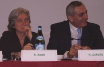 Rosy Bindi e Nicola Caputo
