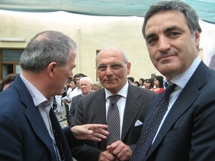 Nella foto, da sin. Griffo, Sagliocco e Romano