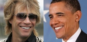 Jon Bon Jovi e Barack Obama