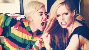 Miley Cyrus e Avril Lavigne