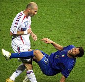 la testata di Zidane a Materazzi