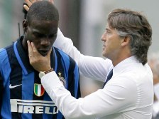 Balotelli e Mancini ai tempi dell'Inter