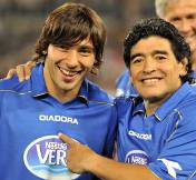 Lavezzi e Maradona