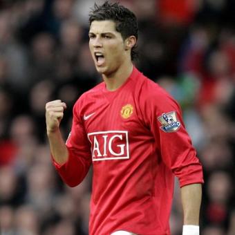 Cristiano Ronaldo autore del gol vittorio del Manchester