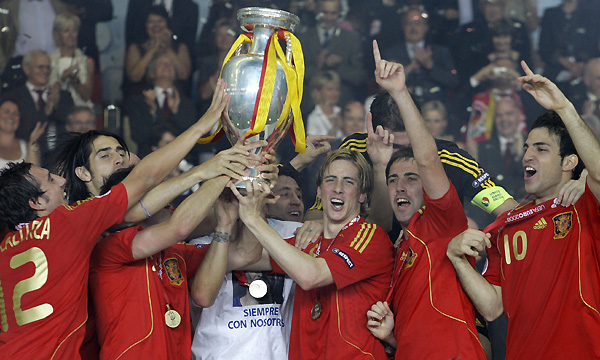 Spagna campione d'Europa