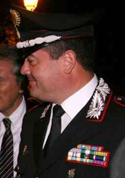 Il Maggiore Francesco Marra, comandante del Gruppo Carabinieri di Aversa (Ce)