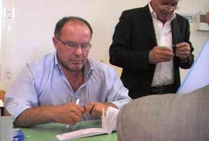 Carlo Buonanno, responsabile del seggio per le Primarie