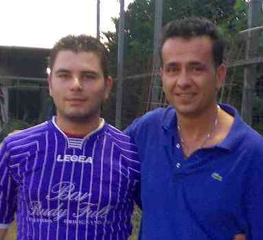 Giuseppe Urbino e il team manager Pasquale