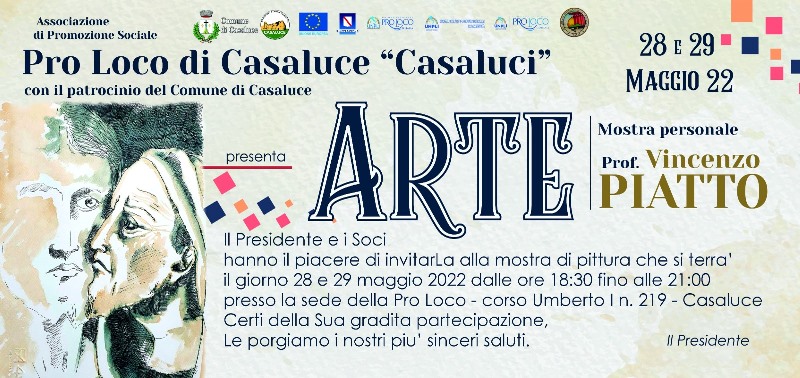 Casaluce, mostra del professor Vincenzo Piatto alla Pro Loco - Pupia.tv