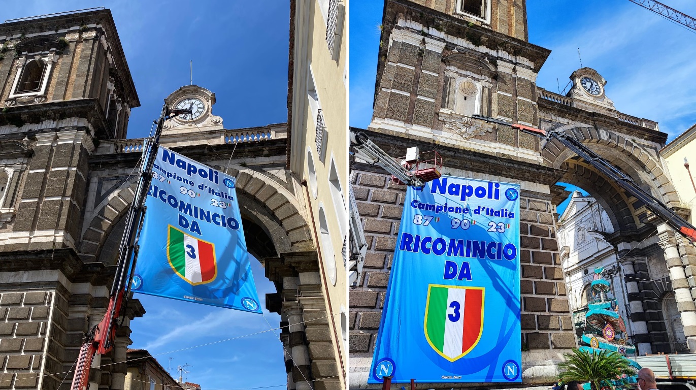 Festa scudetto Napoli, Aversa si colora di azzurro - Pupia.tv