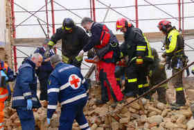 crollo casolare a Matera