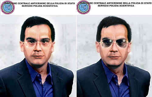 Matteo Messina Denaro in un identikit della polizia scientifica