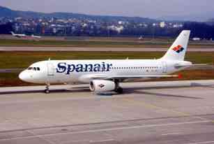 un aereo della Spanair