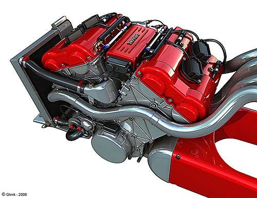 motore Enzo Ferrari della V4 Superbike