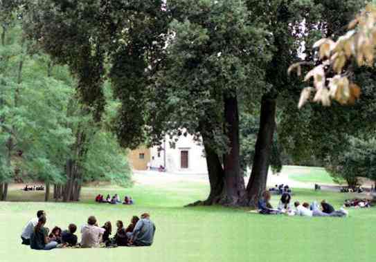 giovani nel parco