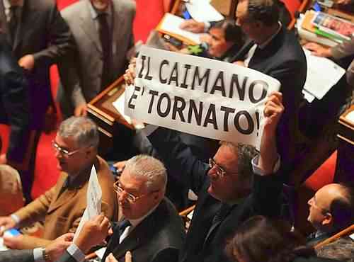 la protesta dell'Idv (Il Corriere della Sera)