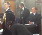 Silvio Berlusconi in aula