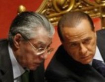 Umberto Bossi e Silvio Berlusconi