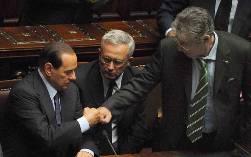 Berlusconi, Tremonti e Bossi