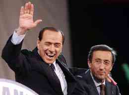 Silvio Berlusconi e Gianfranco Fini 