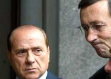 Silvio Berlusconi e Gianfranco Fini