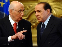 Napolitano e Berlusconi