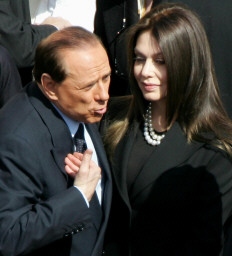 Silvio Berlusconi e Veronica Lario