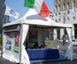 Un gazebo del Pdl