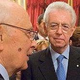 Napolitano e Monti