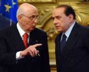 Giorgio Napolitano e Silvio Berlusconi