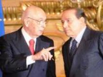 Giorgio Napolitano e Silvio Berlusconi