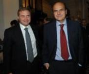 da sin. Graziano e Bersani