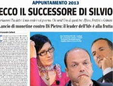 la prima pagina de Il Giornale