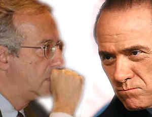Walter Veltroni e Silvio Berlusconi
