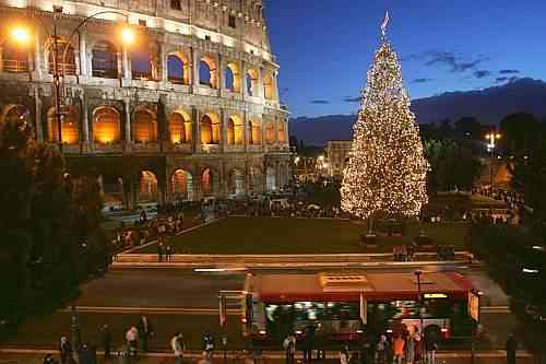 Il Colosseo illuminato