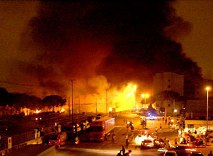 l'incendio alla stazione di Viareggio