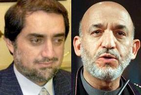 da sin. Abdullah e Karzai