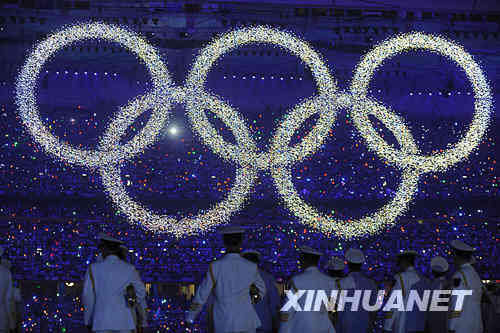 la cerimonia di apertura delle Olimpiadi