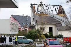 La casa di Haguenau dove è scoppiato l'incendio