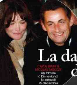 Sarkozy con la nuova fiamma Carla Bruni