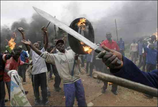violenze in Kenya (foto Repubblica.it)