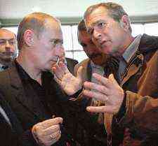 George W. Bush e Vladimir Putin