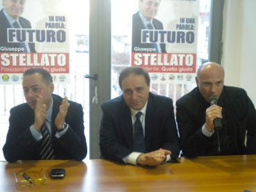 da sin. Pittella, Stellato e Iodice