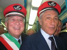 Ciaramella e Bassolino all'inaugurazione