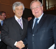 Ciaramella con Gianni Rivera