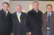 da sin. Giliberti, Giuliano, Ciaramella e Luciano