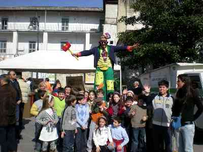 i bambini in Piazza Municipio