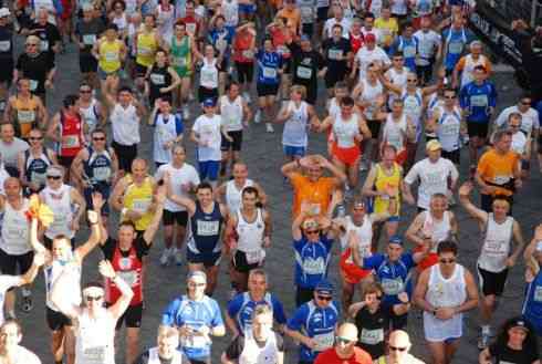 aversani alla Napoli Marathon