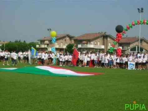 la cerimonia di apertura del torneo di Cattolica